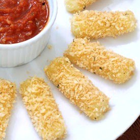 Baked Mozzarella Sticks