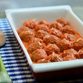 Meatballs with Creamy Tomato Sauce