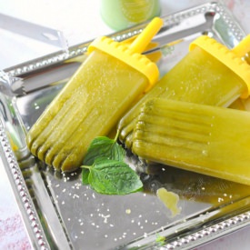 Matcha Mojito Popsicles