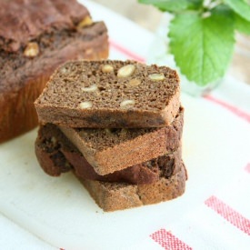 High Protein Banana Rye Bread