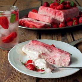 Strawberry Semifreddo
