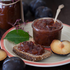 Vanilla Rum Plum Jam