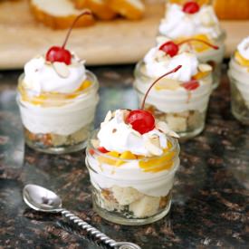 Mini Fruit Cocktail Trifles