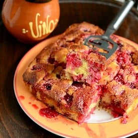 Raspberry Lemon Coffee Cake