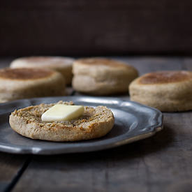 Whole Wheat English Muffins