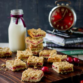 Cherry & Plum Crumb Bars