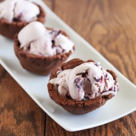 Chocolate Cookie Ice Cream Bowls