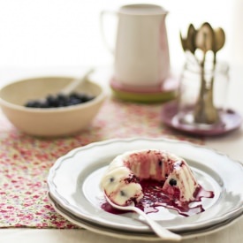 Yogurt and Blueberry Bavaroise