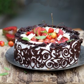 Stone Fruit & Quark Mousse Cake