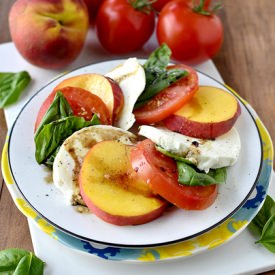 Peach Caprese Salad