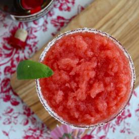 Strawberry Margarita Granita