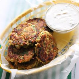 Poor Man’s Zucchini Crab Cakes