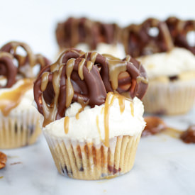 Peanut Butter Butterscotch Cupcakes