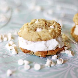 Dreamcicle Ice Cream Sandwiches