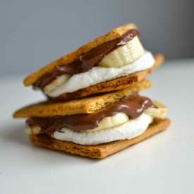 Nutella Banana S’mores