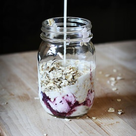 Blueberry Muffin Overnight Oats