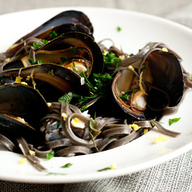 Garlic Mussels