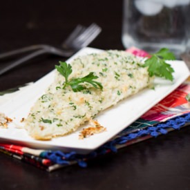 Macadamia Crusted Halibut
