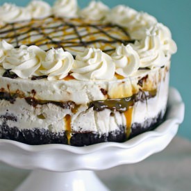 Chocolate Banana Ice Cream Cake