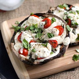 Portobello Mushroom Pizzas