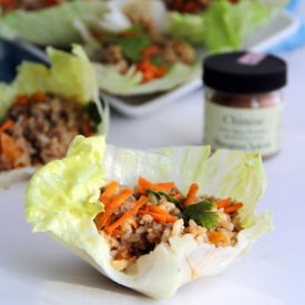 Five Spiced Turkey Lettuce Wraps
