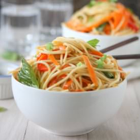 Soba with Sesame Ginger Scallions