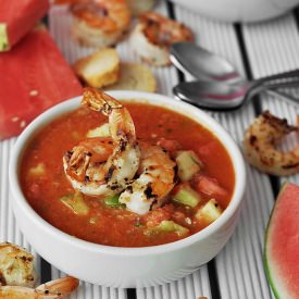 Chunky Watermelon Gazpacho