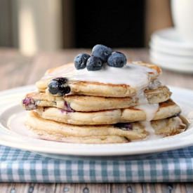 Blueberry Coconut Pancakes