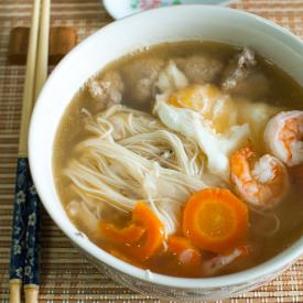 Chinese Wheat Noodles Soup