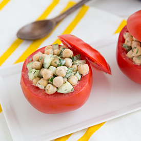Cucumber Chickpea Salad