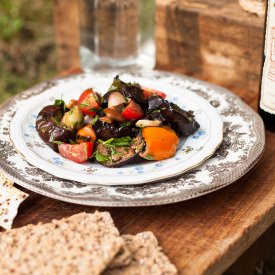 Grilled Eggplant Salad