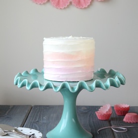 Watercolor Buttercream Cake
