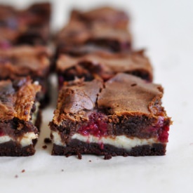 Raspberry Cheesecake Brownies
