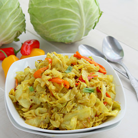 Sweet and Sour Cabbage Curry