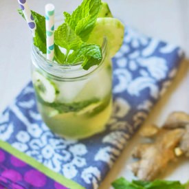 Ginger Lychee Mojito