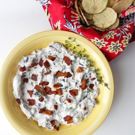 Mushroom and Bacon Dip