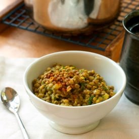 Spiced Mint & Parsley Lentil Salad
