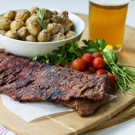Bloody Mary Skirt Steak