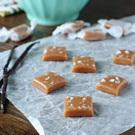 Vanilla Bean Sea Salt Caramels
