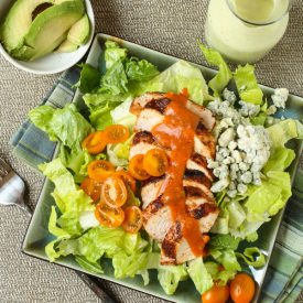 Buffalo Chicken with Avocado Ranch