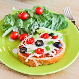 Easy French Bread Pizzas