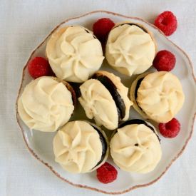 Ganache Filled Meltaway Cookies