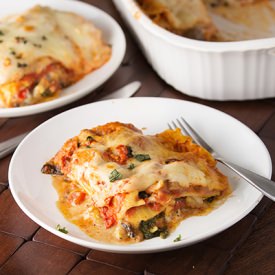 Hearty Cheesy Vegetable Lasagna