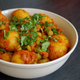 Dry Aloo Mutter
