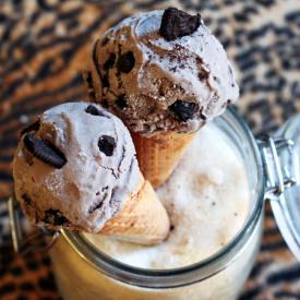 Vegan Cookies and Kahlua Ice Cream