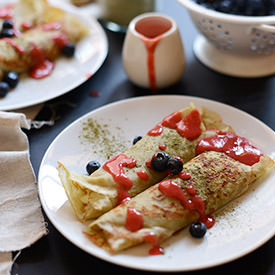 Green Tea Crepes