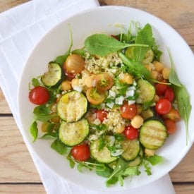 Couscous Salad with Chickpeas