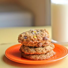 PB Oatmeal Cookies