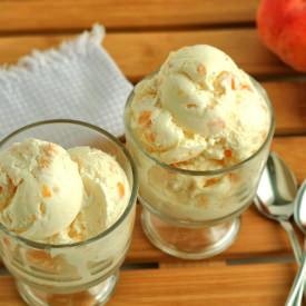 Fresh Peach Ice Cream