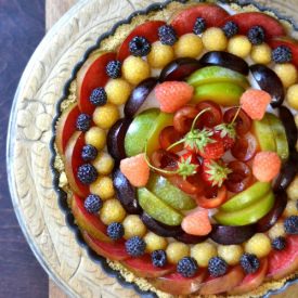 No-Bake Coconut Panna Cotta Tart